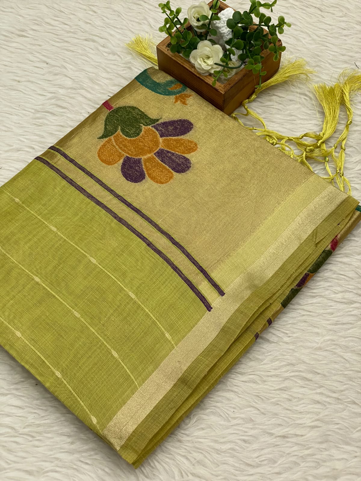 Jamdani Muslin Cotton Saree