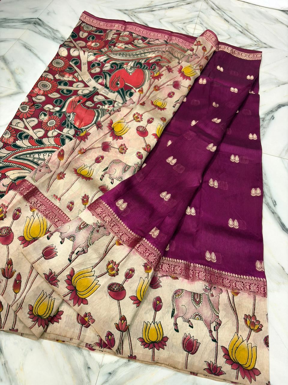 Pure Viscose Silk Sarees