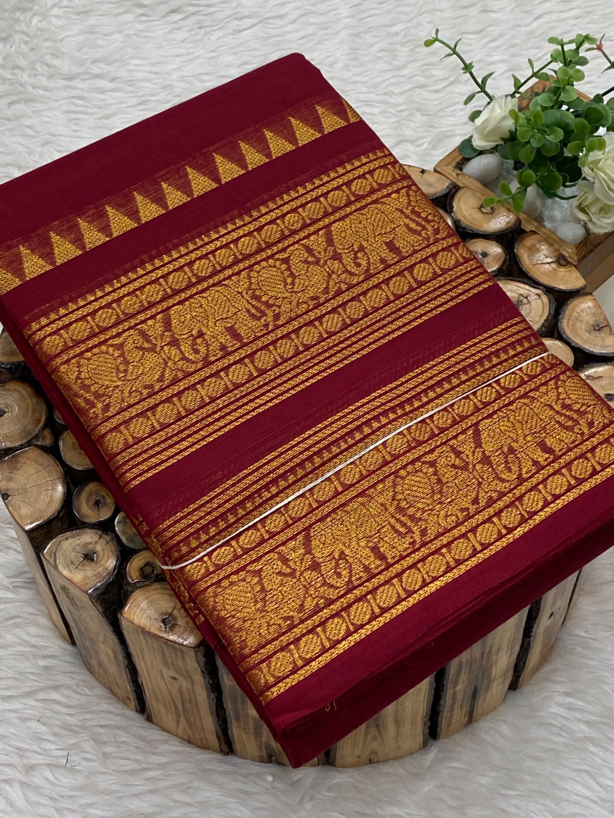 Chettinadu Cotton Sarees W/B