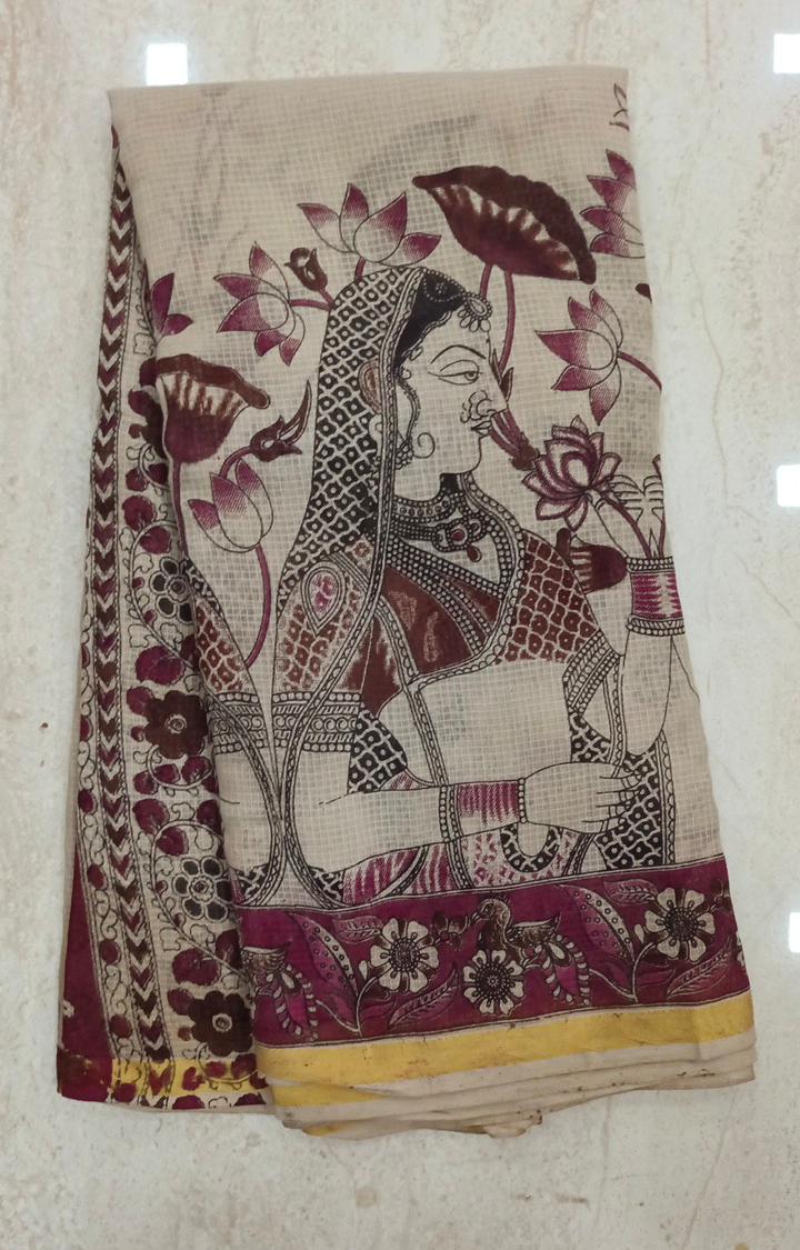 Kota net Kalamkari sarees
