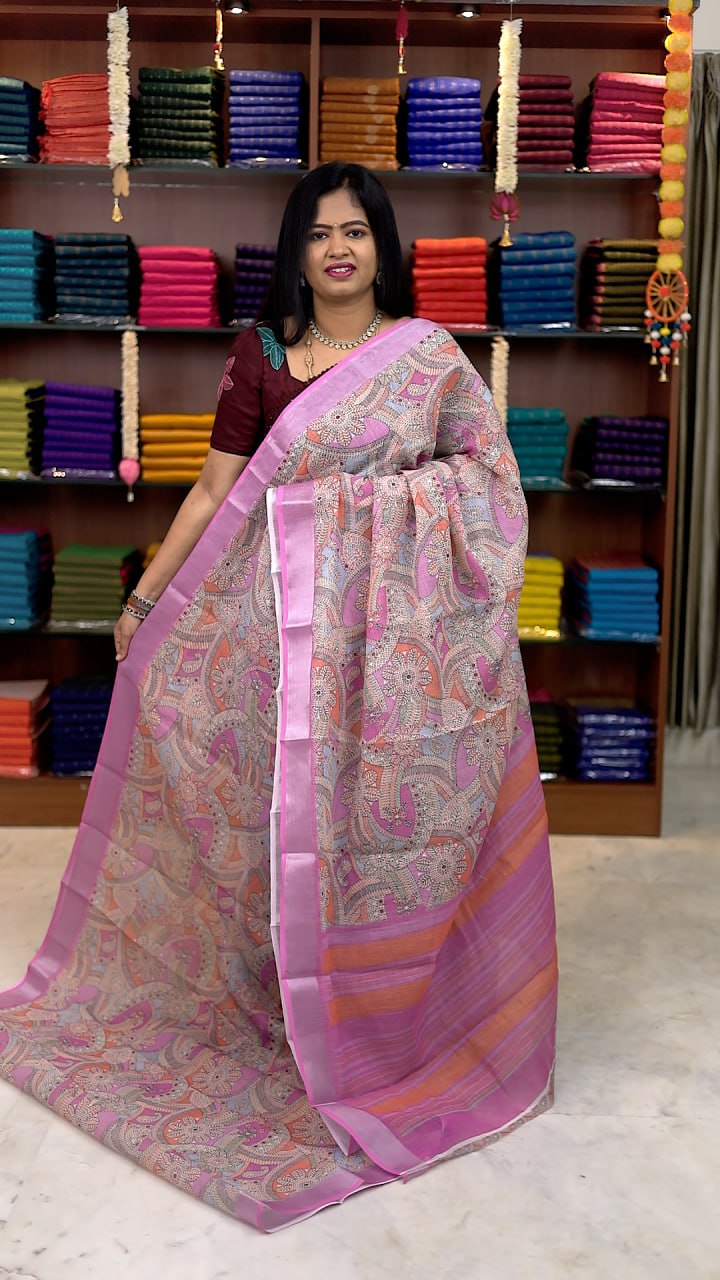 Linen Cotton Saree-Vol1