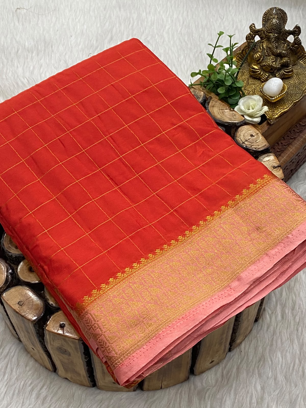 Mysore Crepe Checks