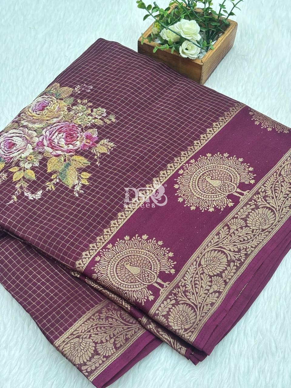 Viscose Dola Sarees - vol1