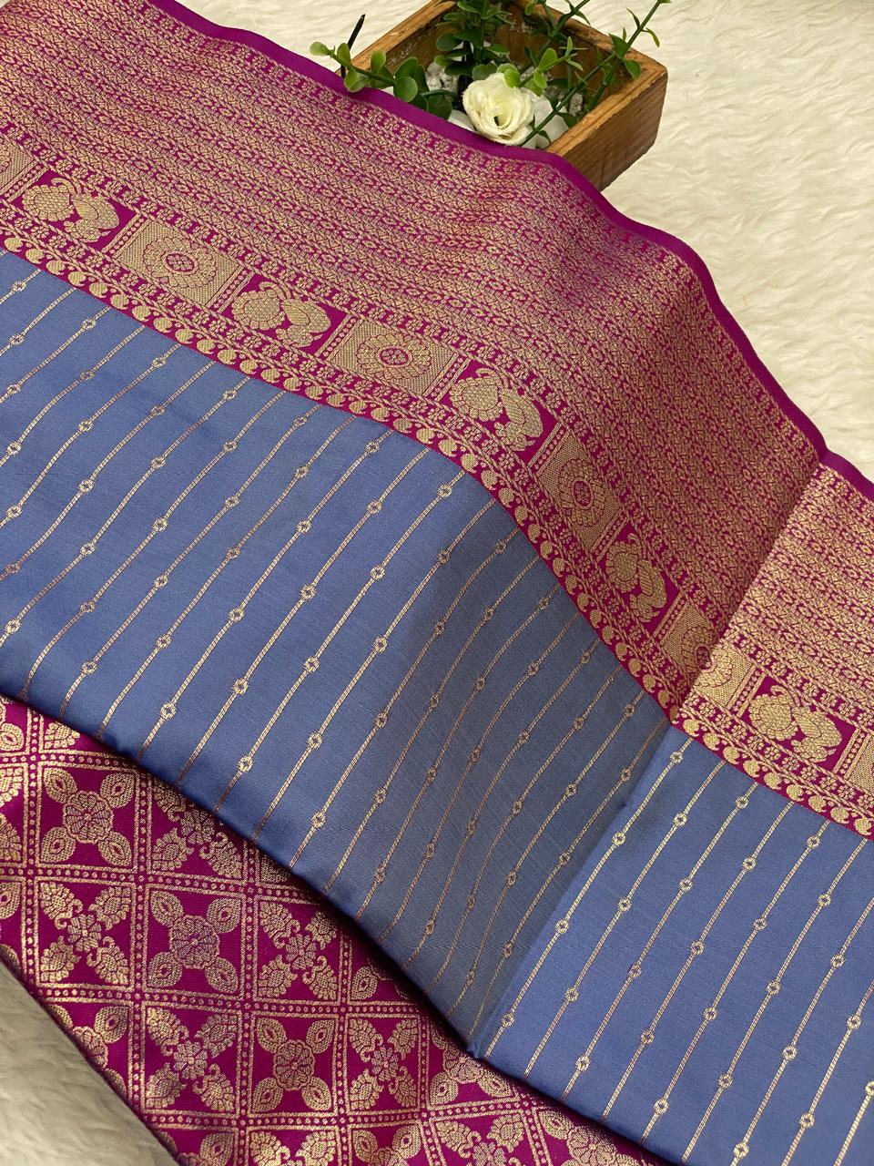 Premium kanchi Soft Silk Saree-vol3