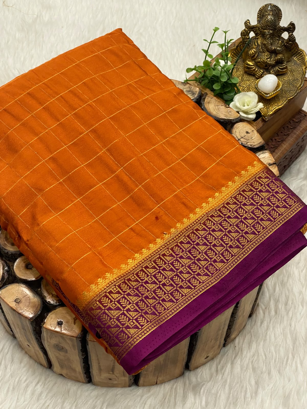 Mysore Crepe Checks