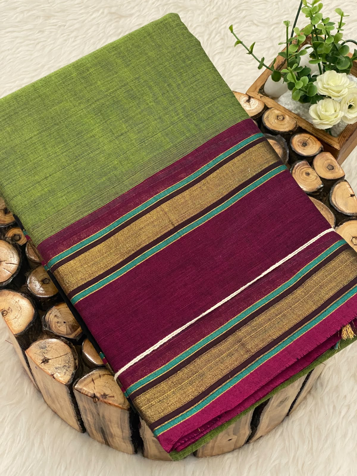 Chettinadu Cotton Saree W/B-Vol3