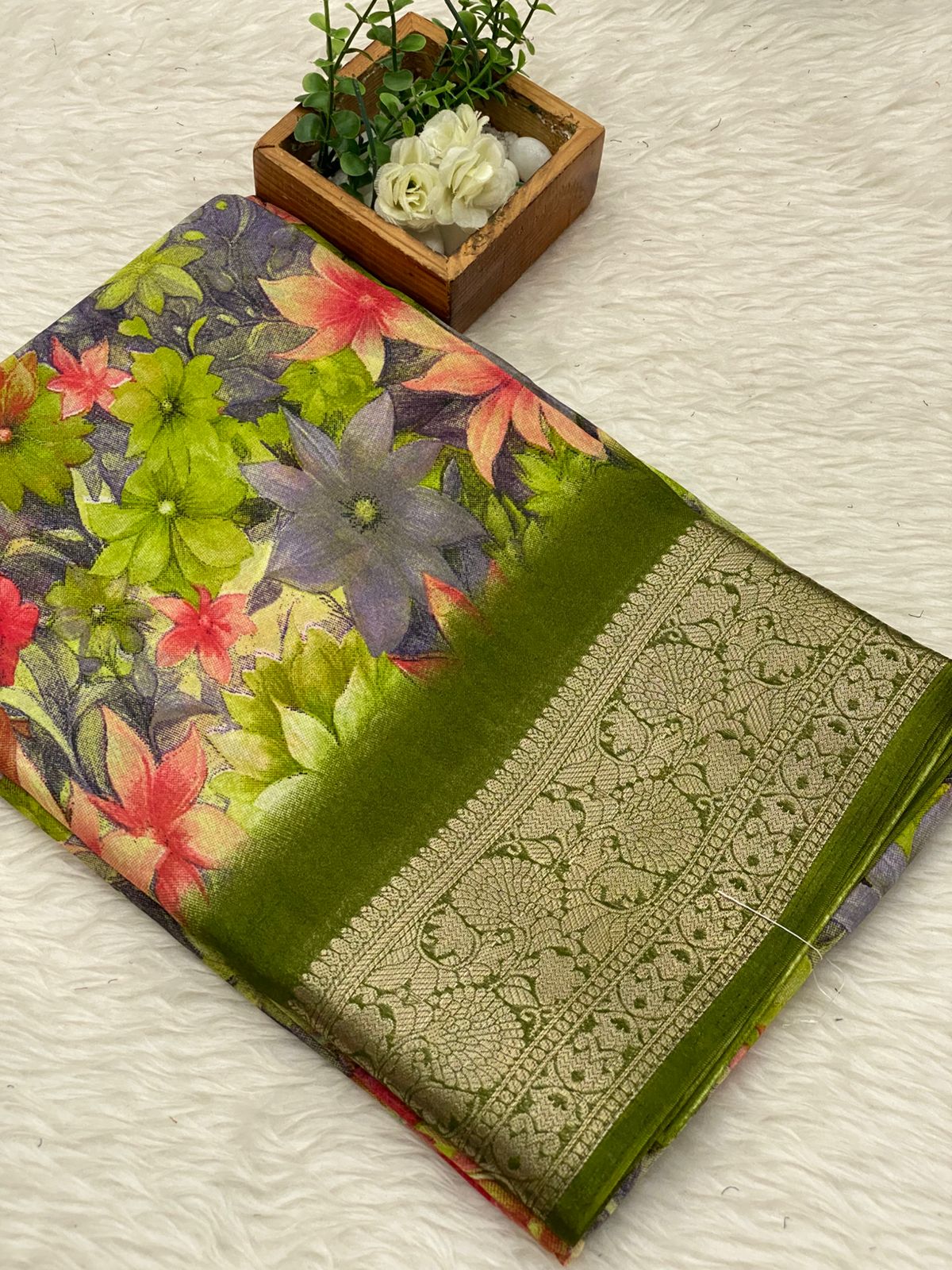 Dola Chiffon Silk Sarees