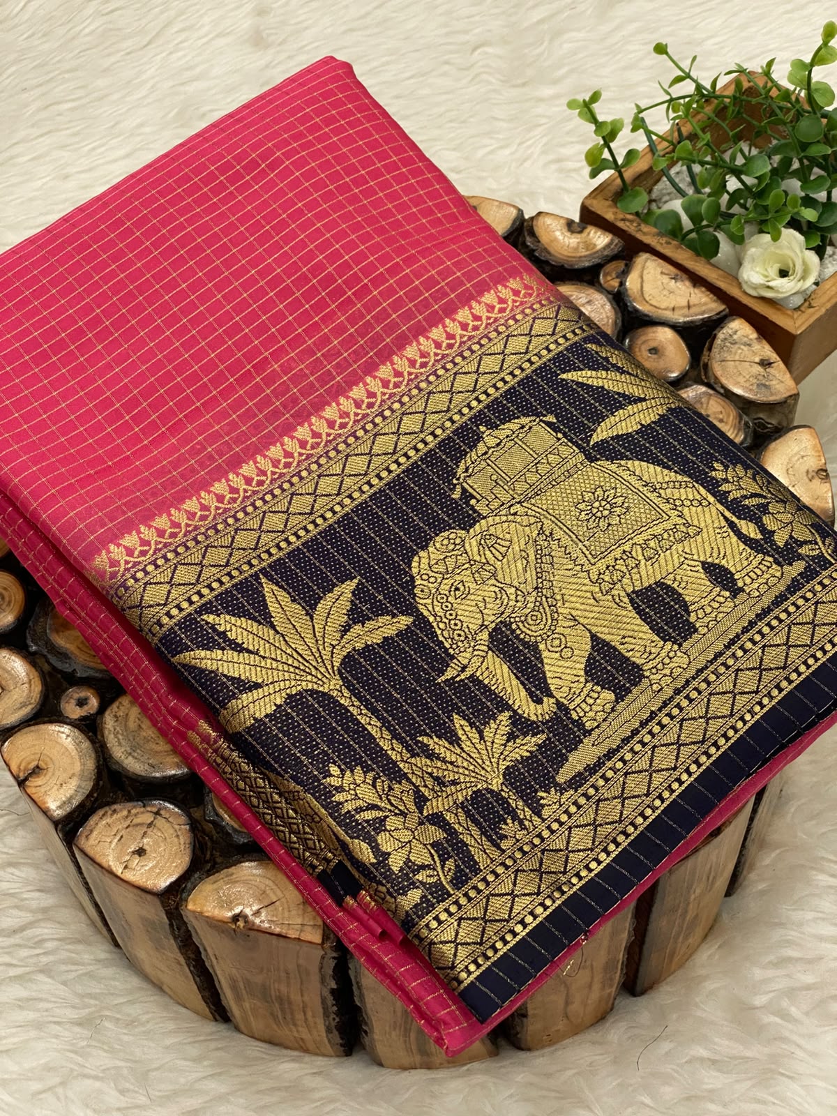 Mysore Crepe Checks