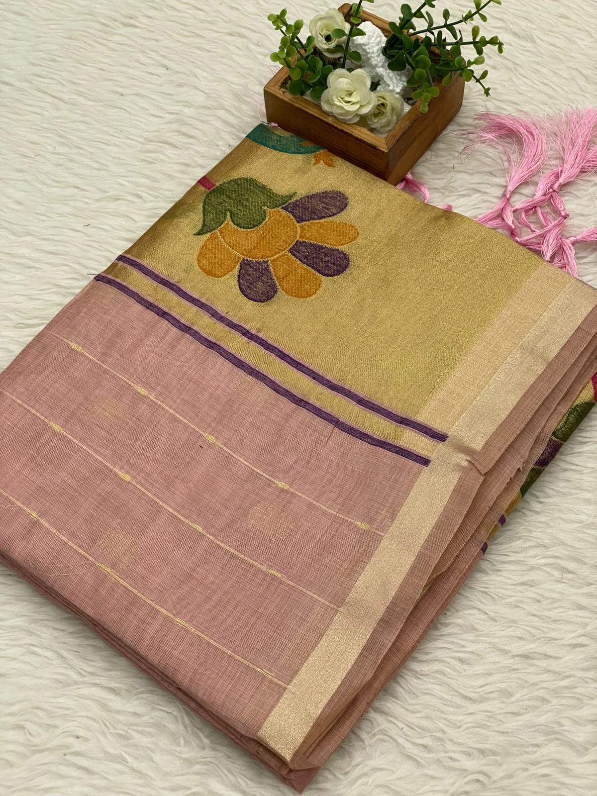 Jamdani Muslin Cotton Saree