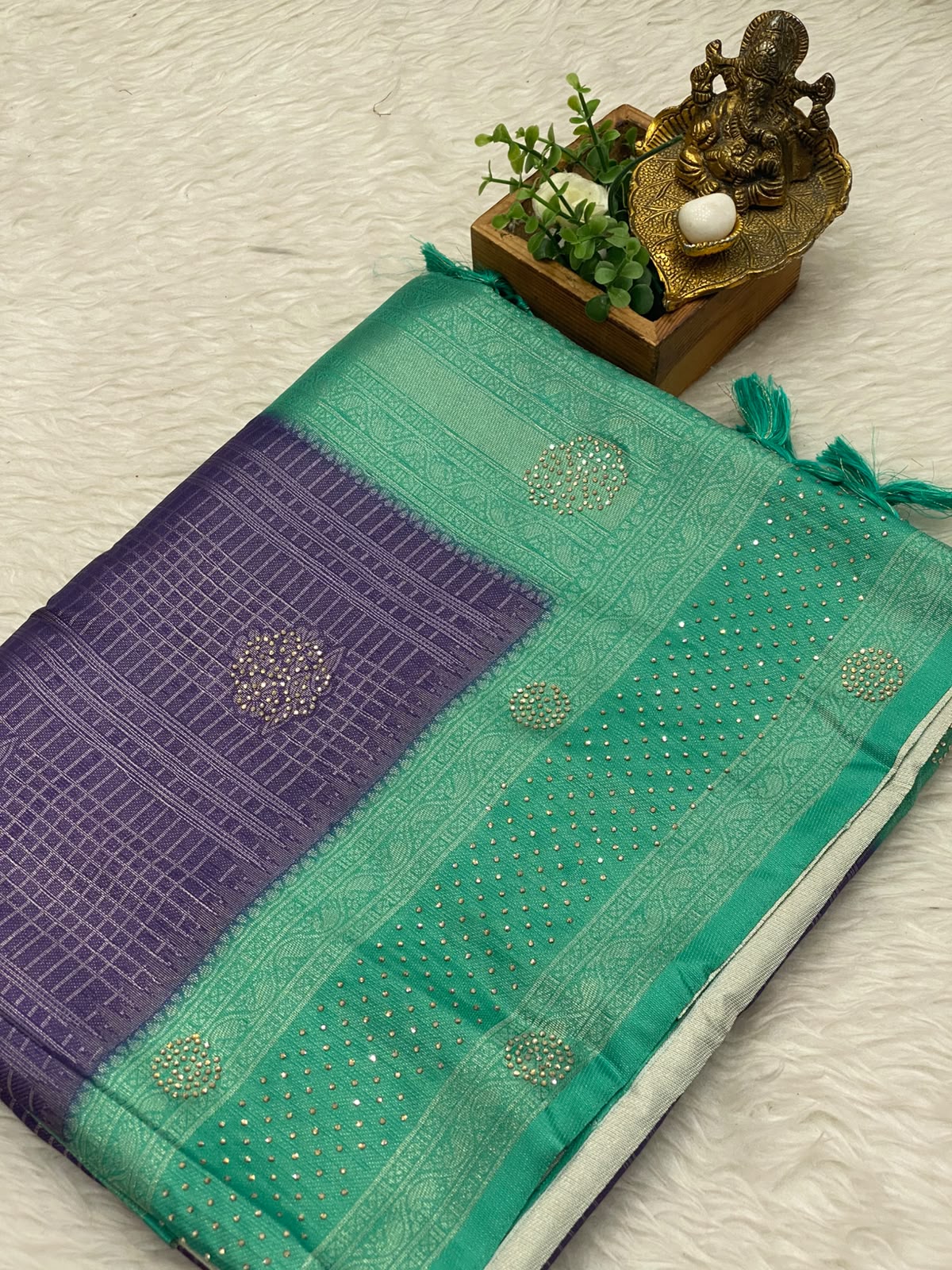 Softy With Stone Work Sarees