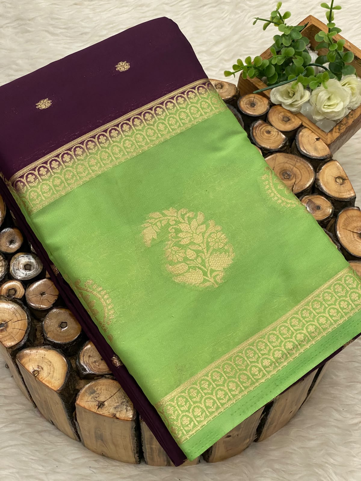 Premium Mysore Crepe Silk Sarees -VOL2