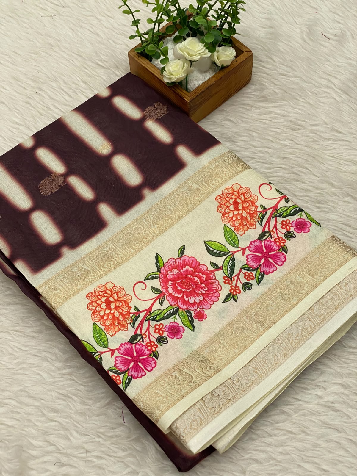 Shibori Silk Sarees