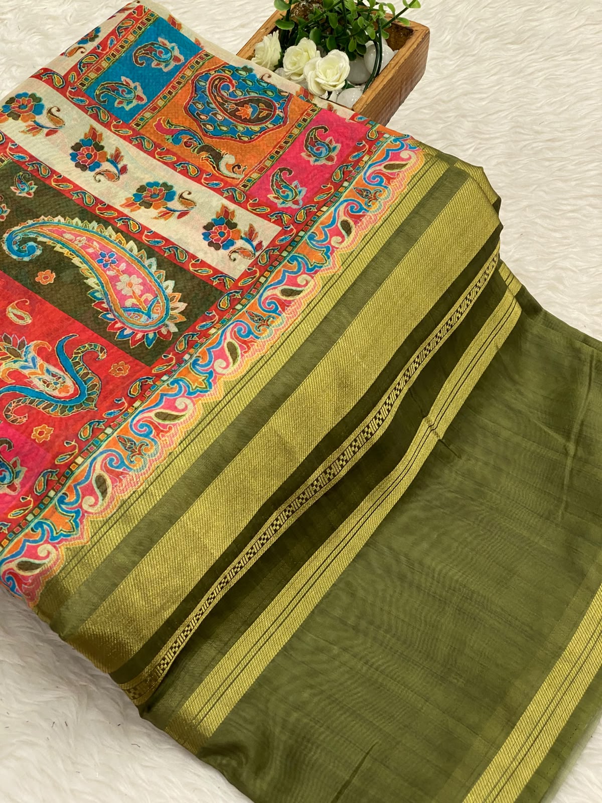 Organza Tissue Silk Saree