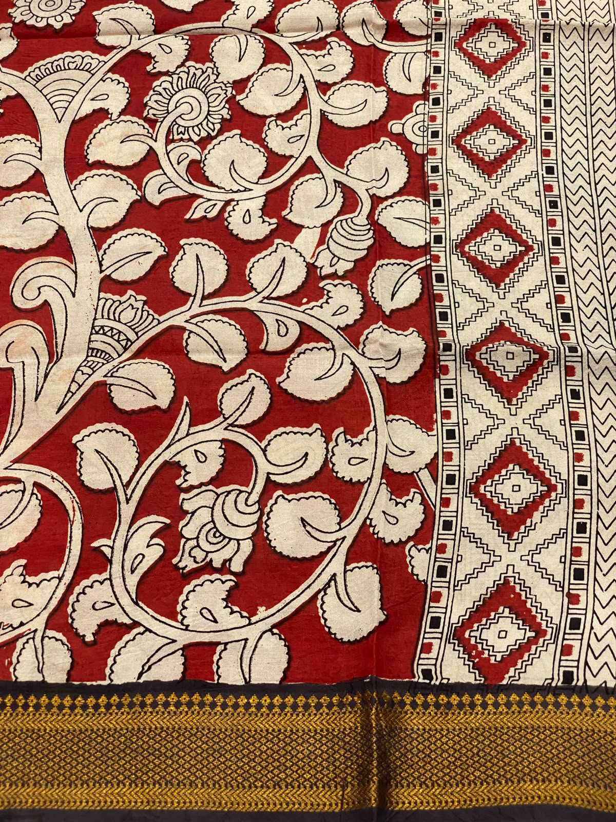 Nizam Border Kalamkari Duppata - vol1