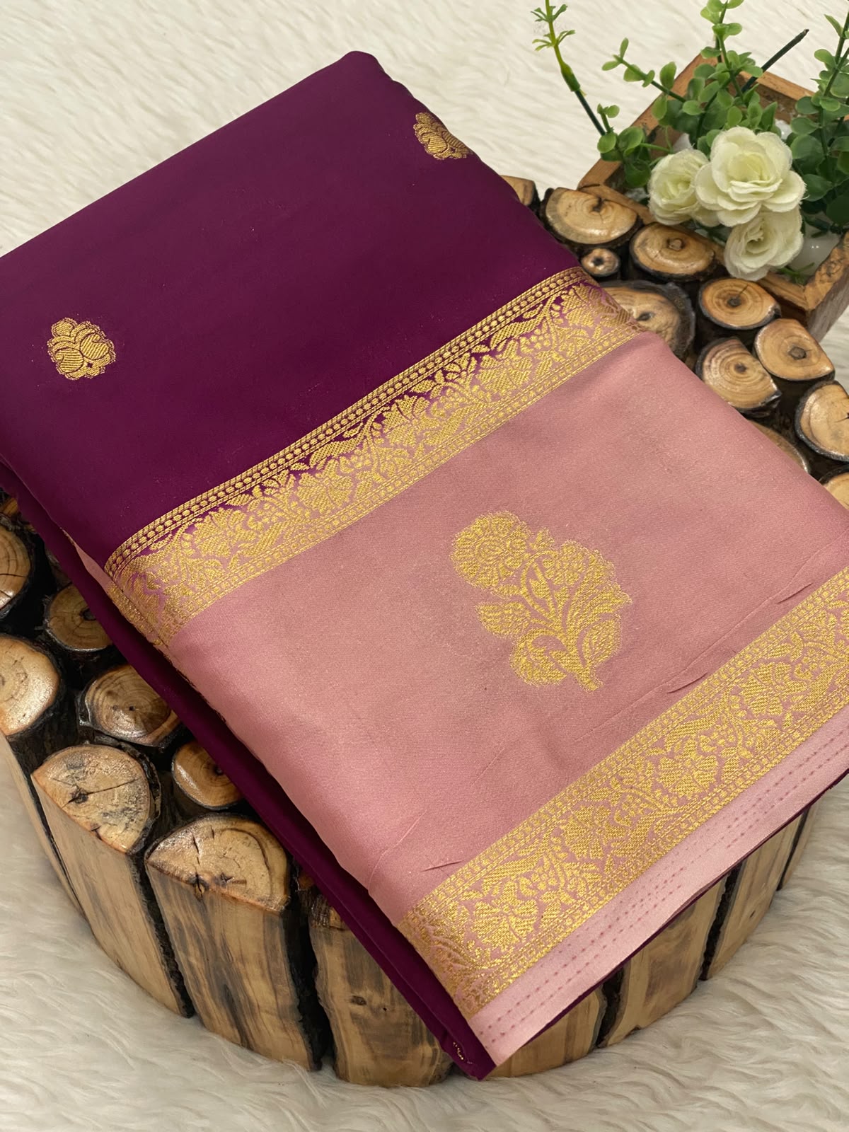 Premium Mysore Crepe Silk Sarees