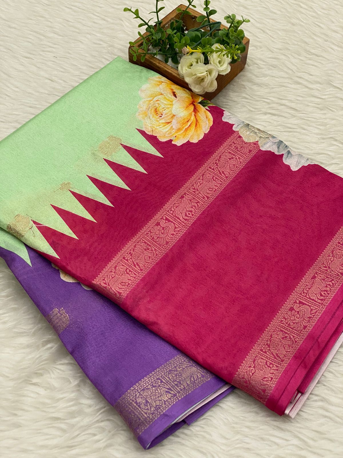 Semi Dola Silk Sarees