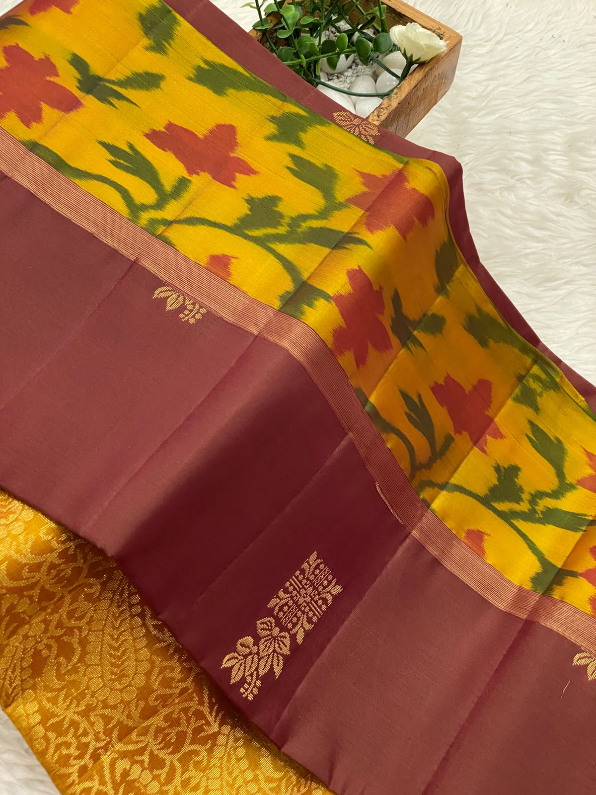 Pure Mix Pochampally Saree