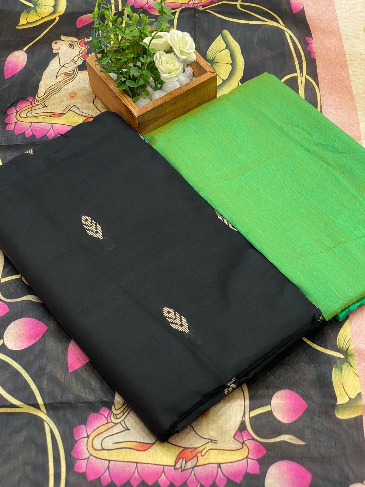 3 pc Raw Silk Salwar Set