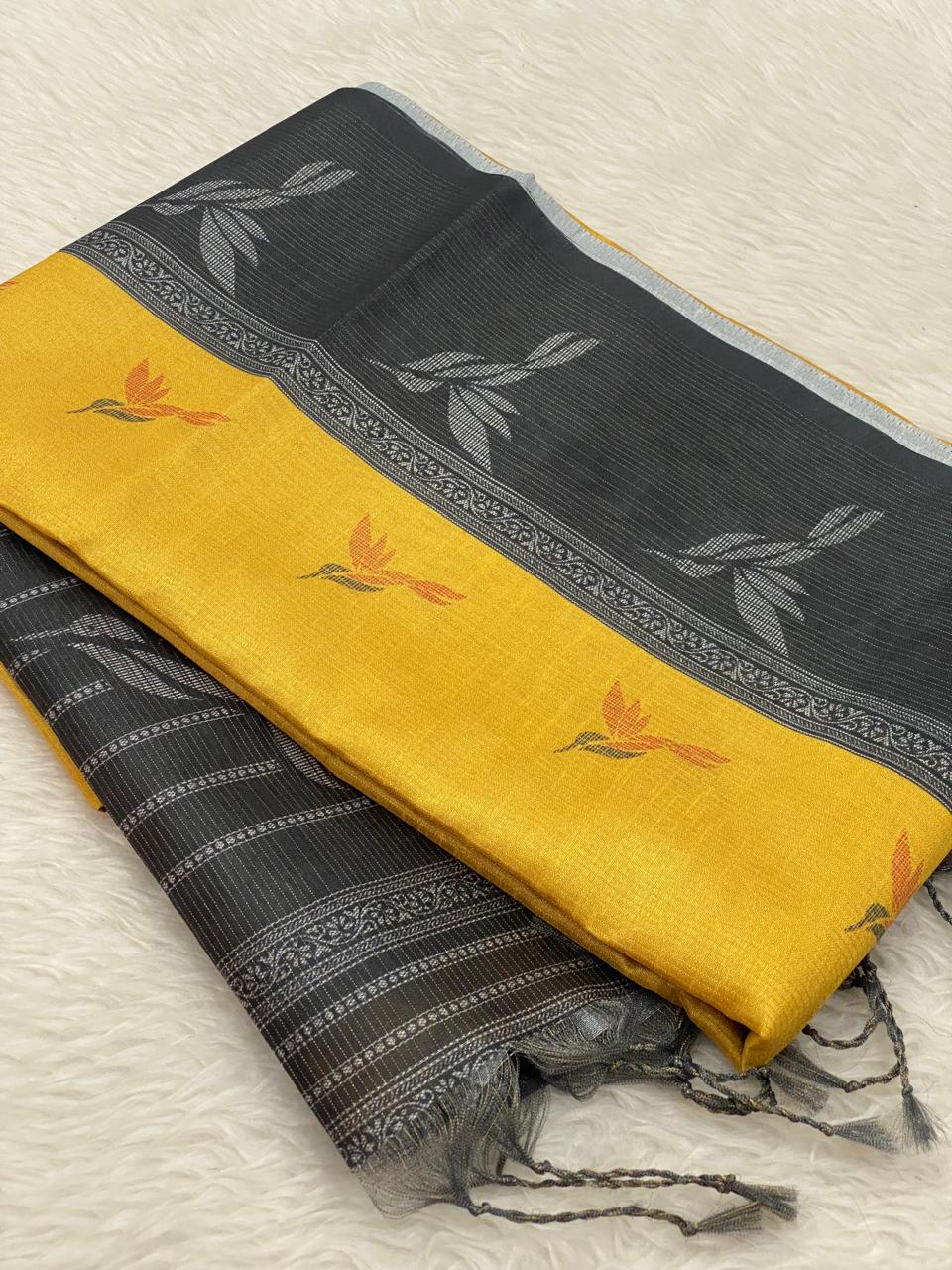 Semi Tussar Saree