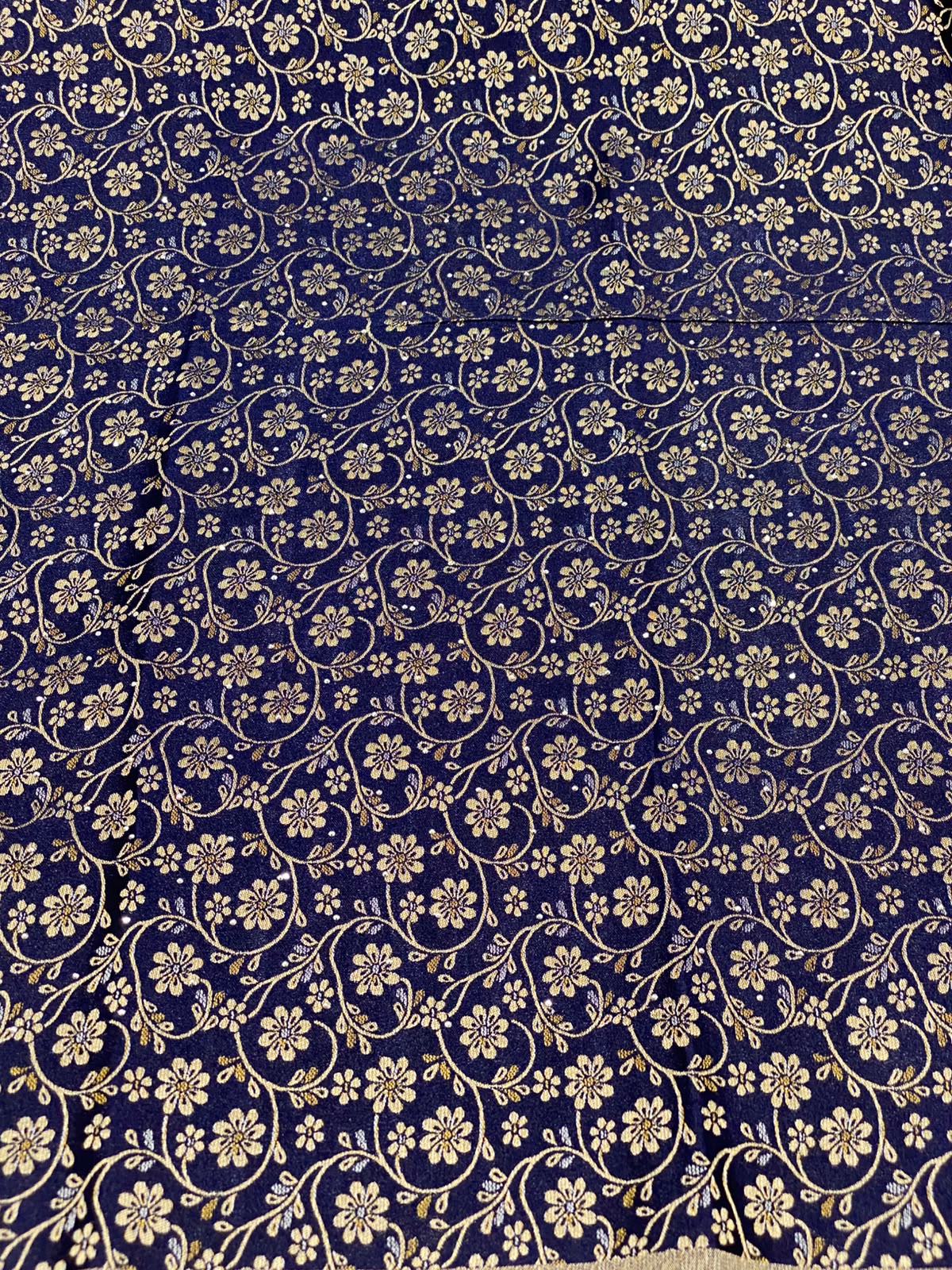 Satin Banarasi Brocade 1 mtr cut Blouse