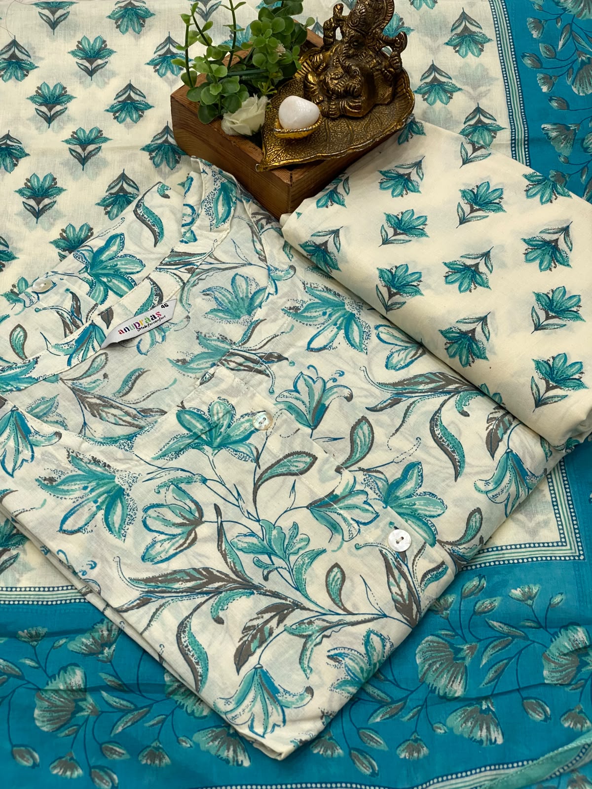 Cotton 3 pc Suits