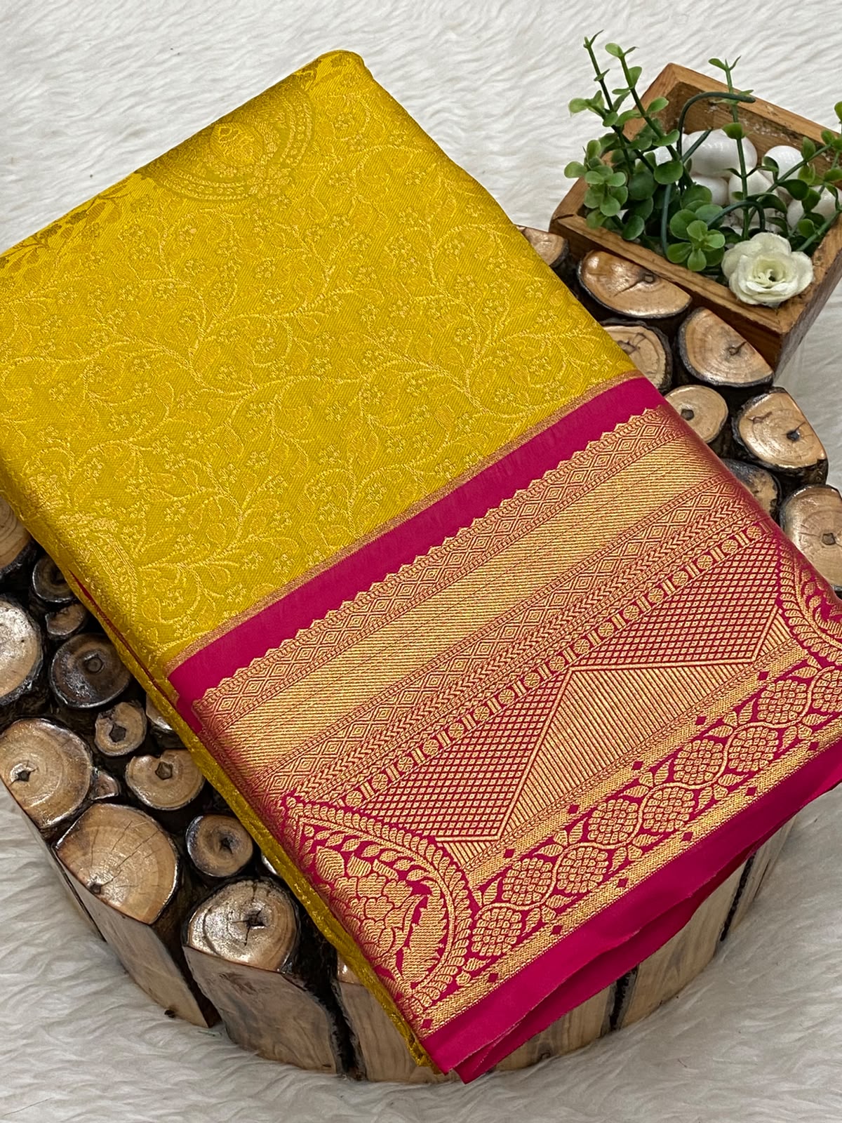 Premium Kanchi Korvai Border Saree-vol4