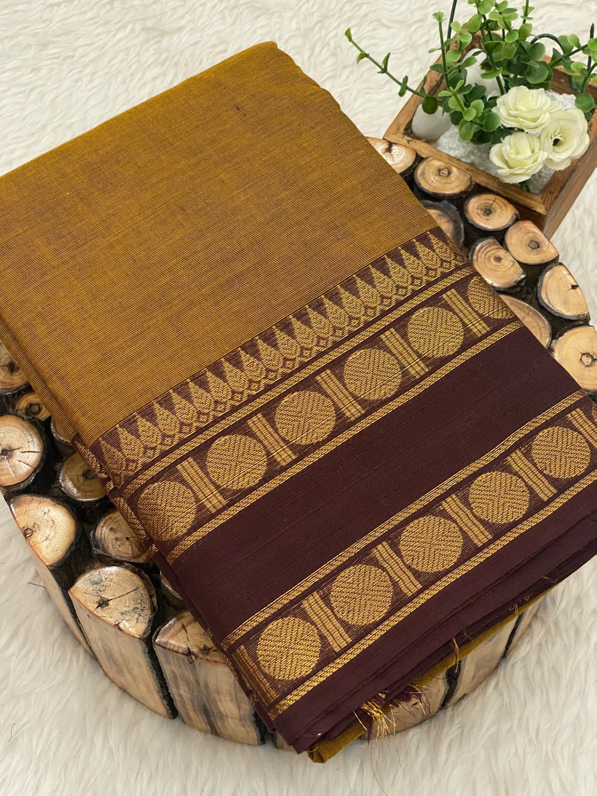 Chettinadu Cotton Saree W/B-Vol3