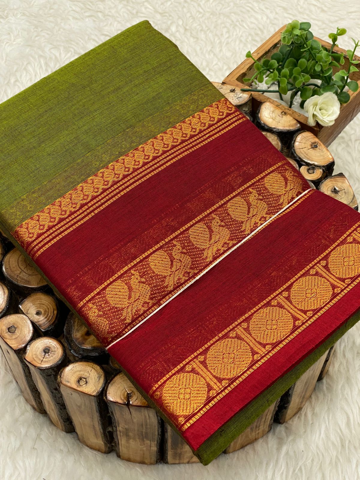 Chettinadu Cotton Saree W/B-Vol3