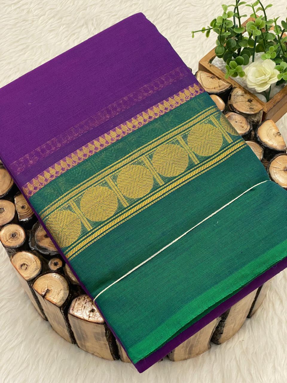 Chettinadu Cotton Sarees W/B