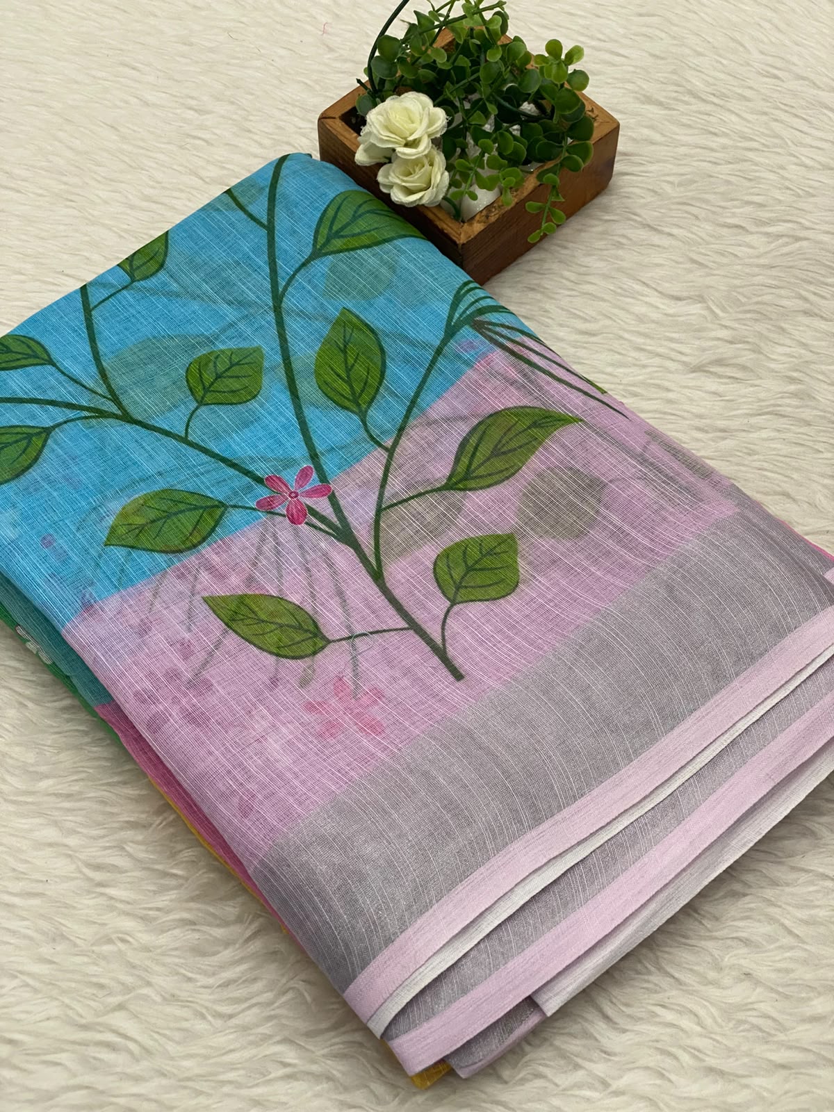 Linen Cotton Sarees