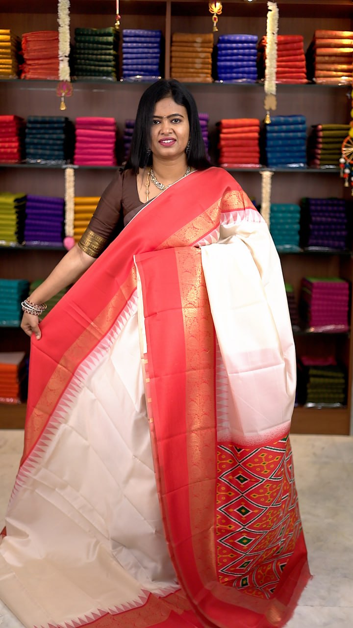 Premium Kanchi Ikkat Sarees
