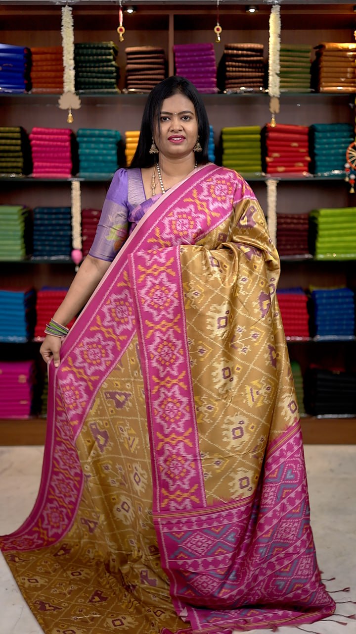 Tussar Munga Silk Saree
