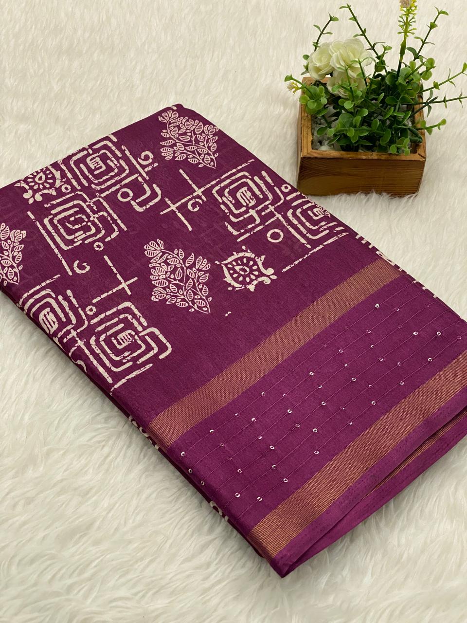 Iconic Border Sequence Sarees