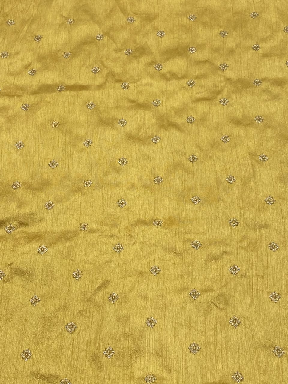 Raw Silk Zari Embroidery 1mtr Cut Blouse