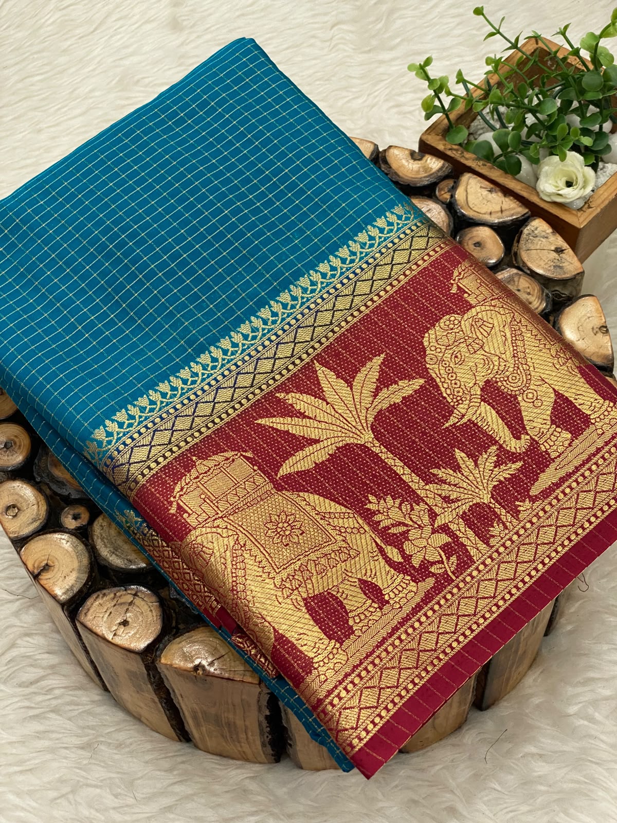 Mysore Crepe Checks