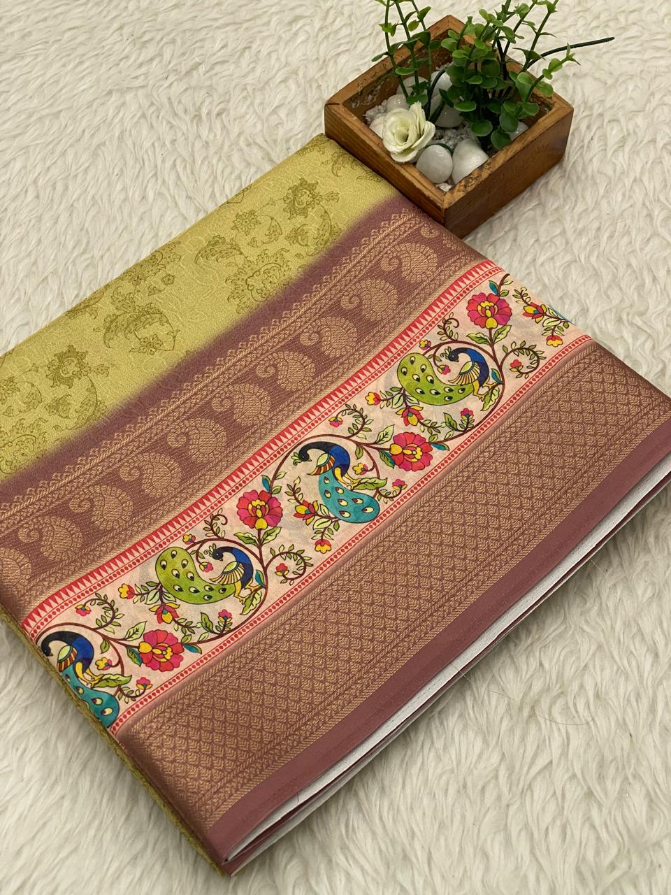 Viscose Chiffon Sarees -vol3