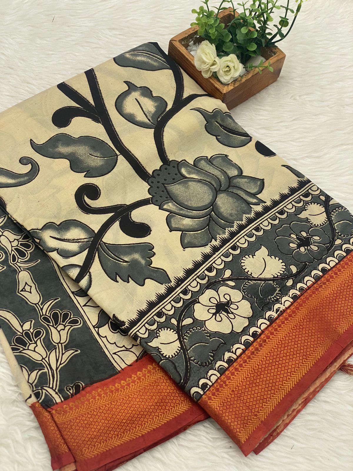 Chennuri Silk Kalamkari Saree- vol1