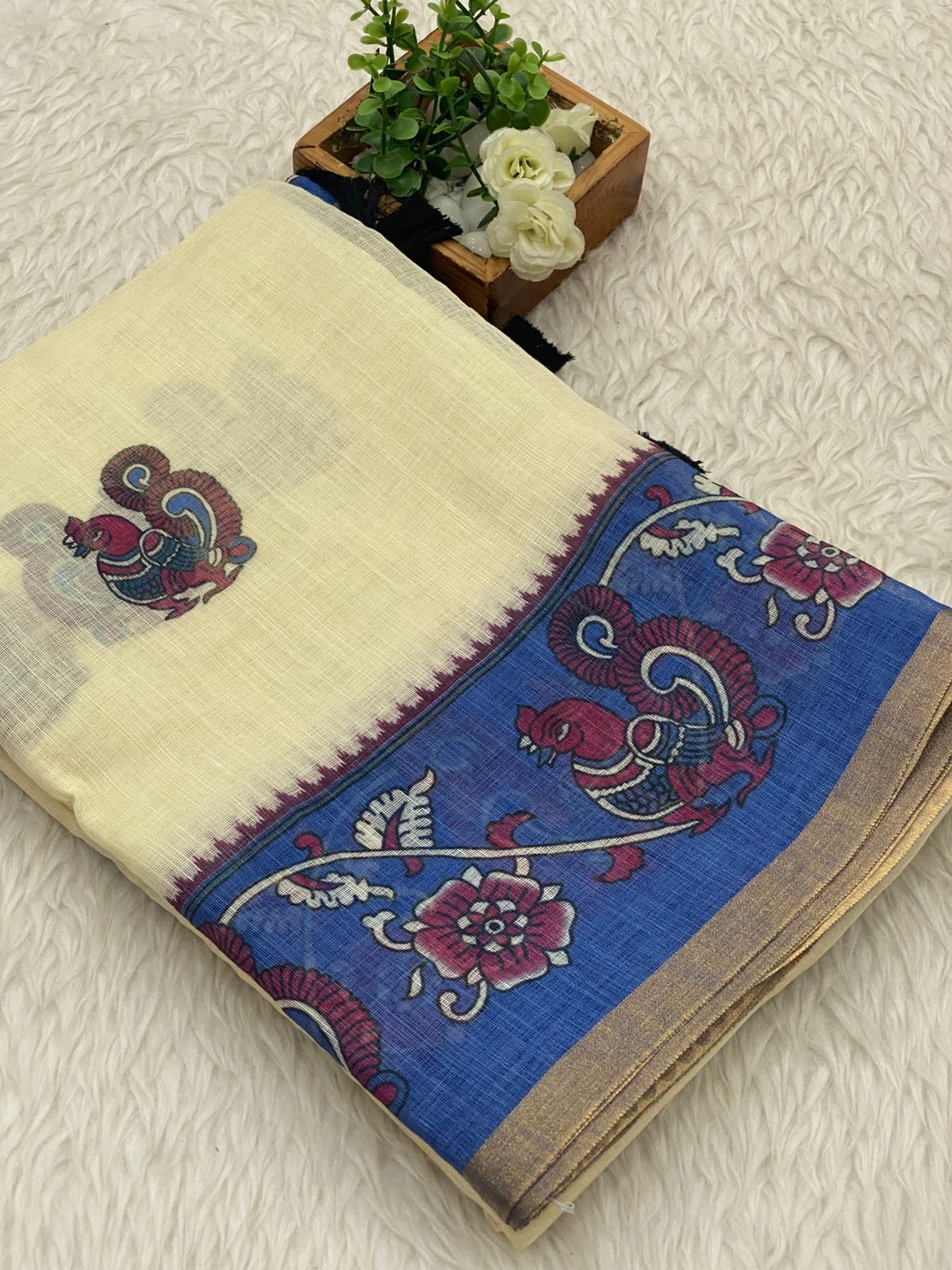 Linen cotton Sarees-vol2