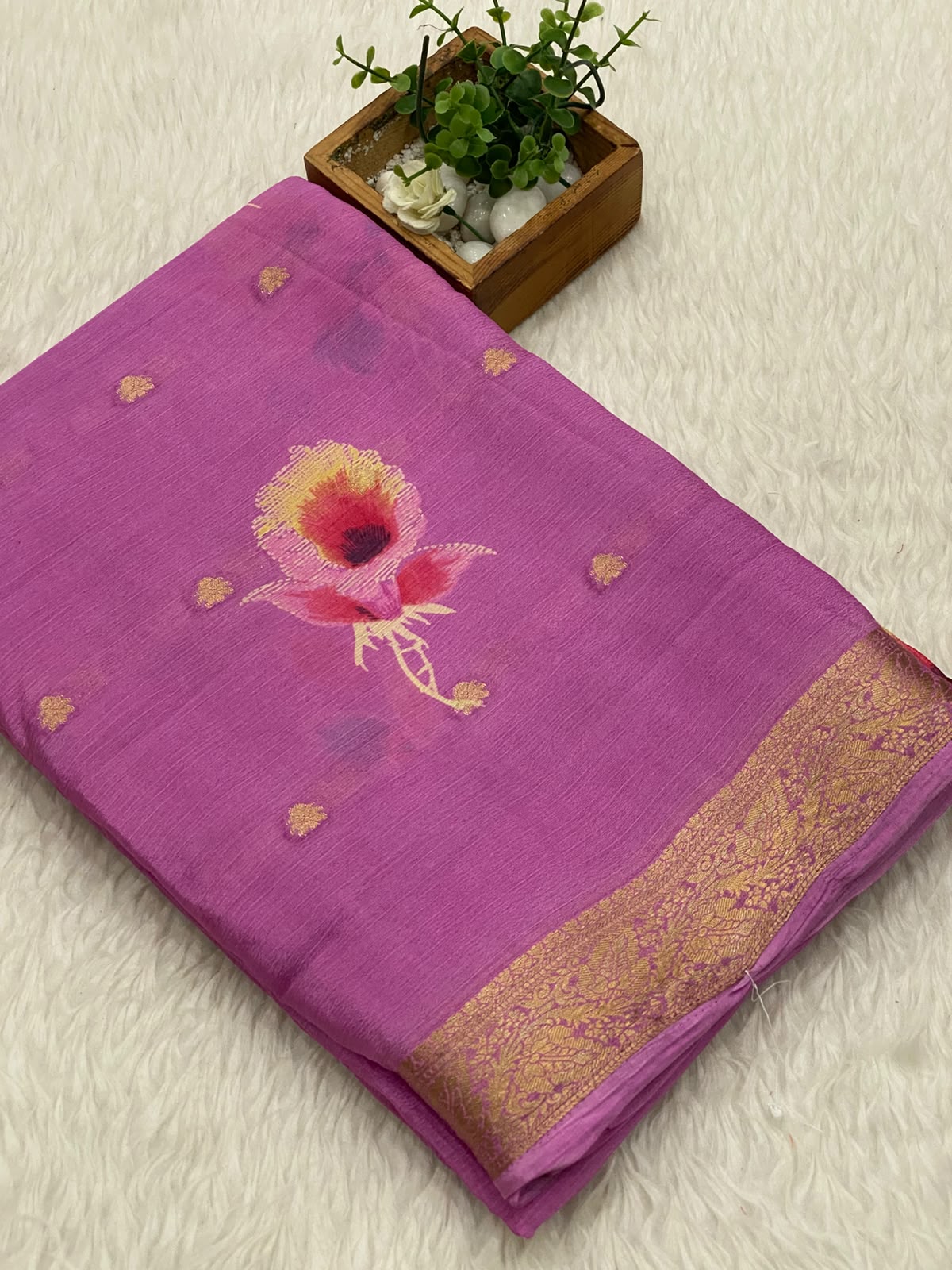 Chiffon Silk Saree