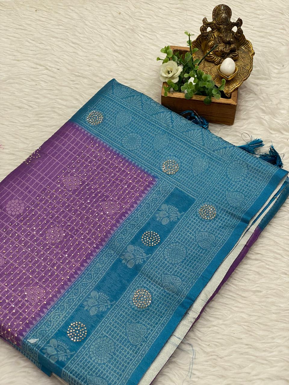Softy With Stone Work Sarees