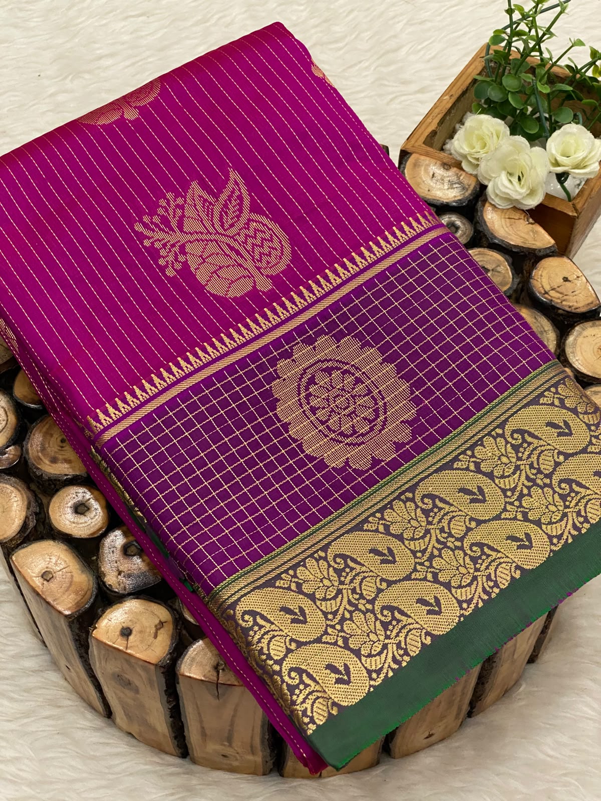 Semi Gadwal Pattu Sarees