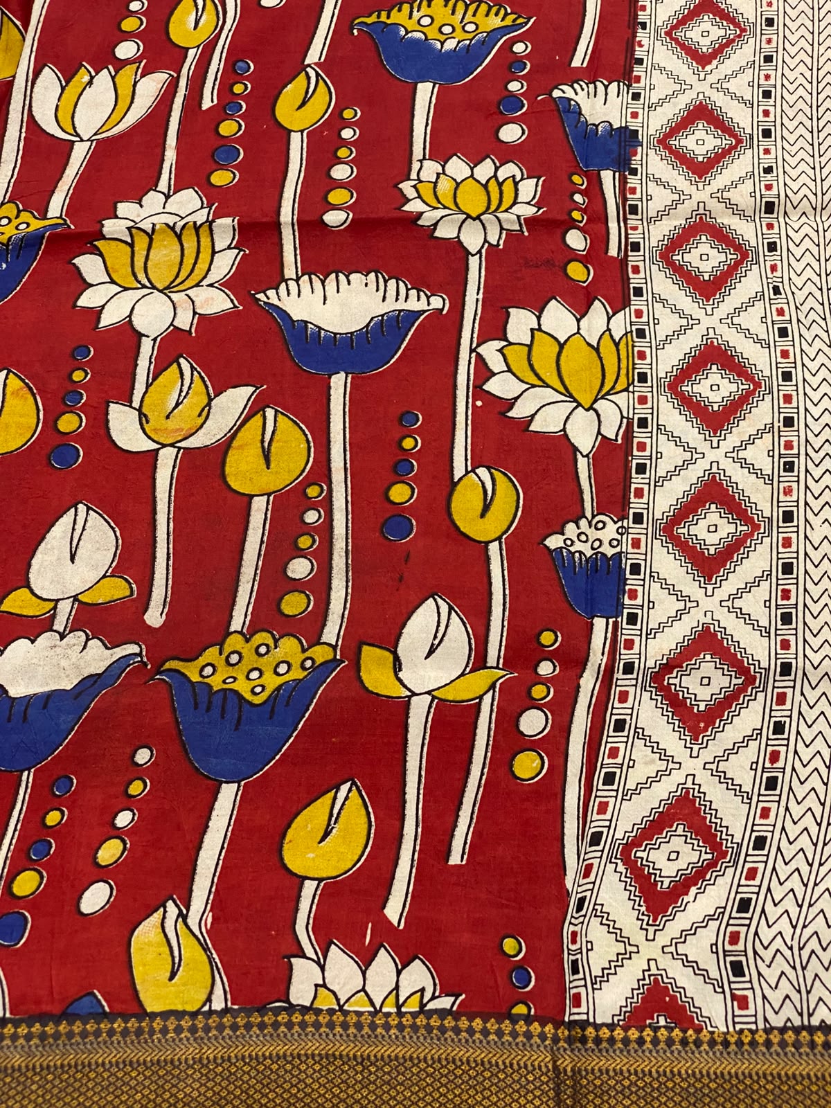 Nizam Border Kalamkari Duppata - vol1