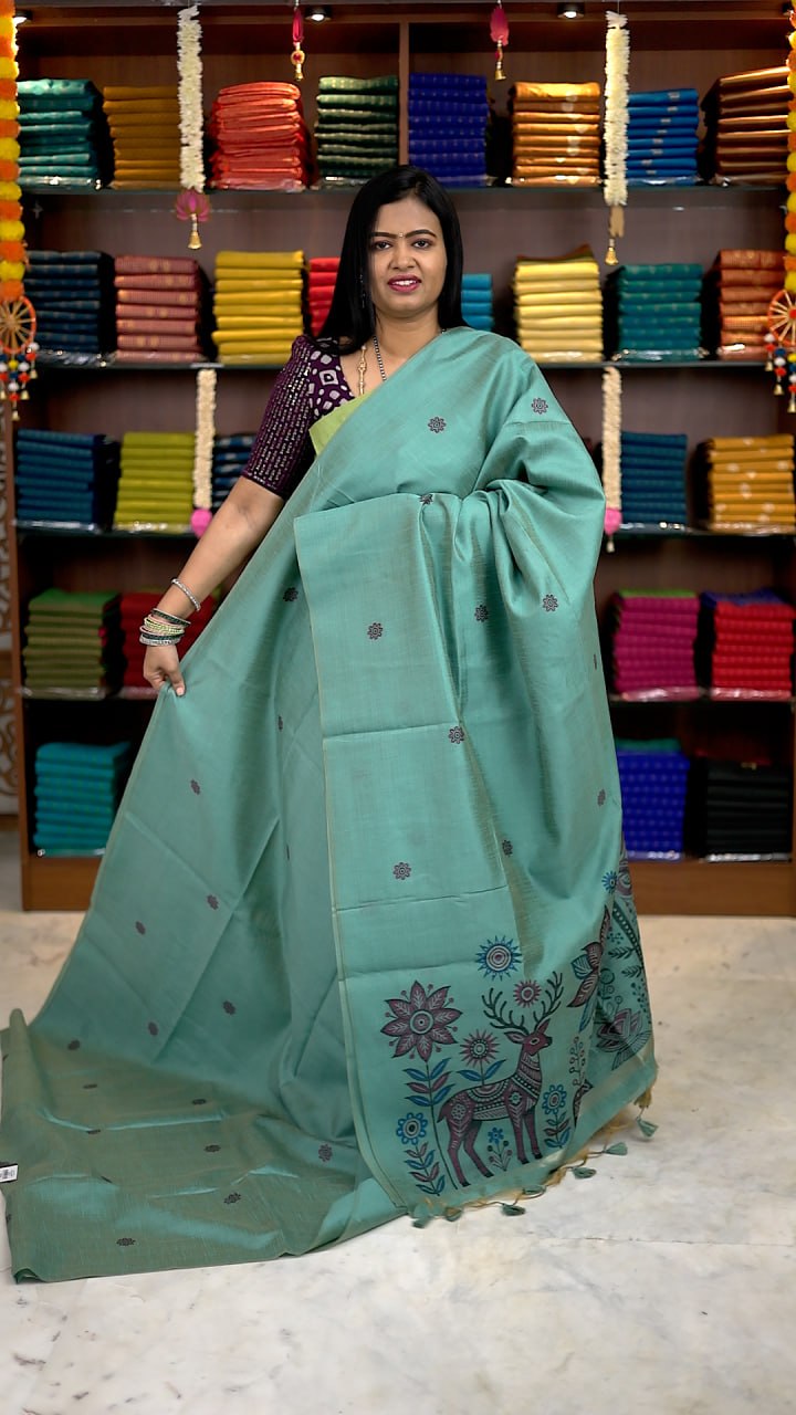 Mul Chanderi Saree