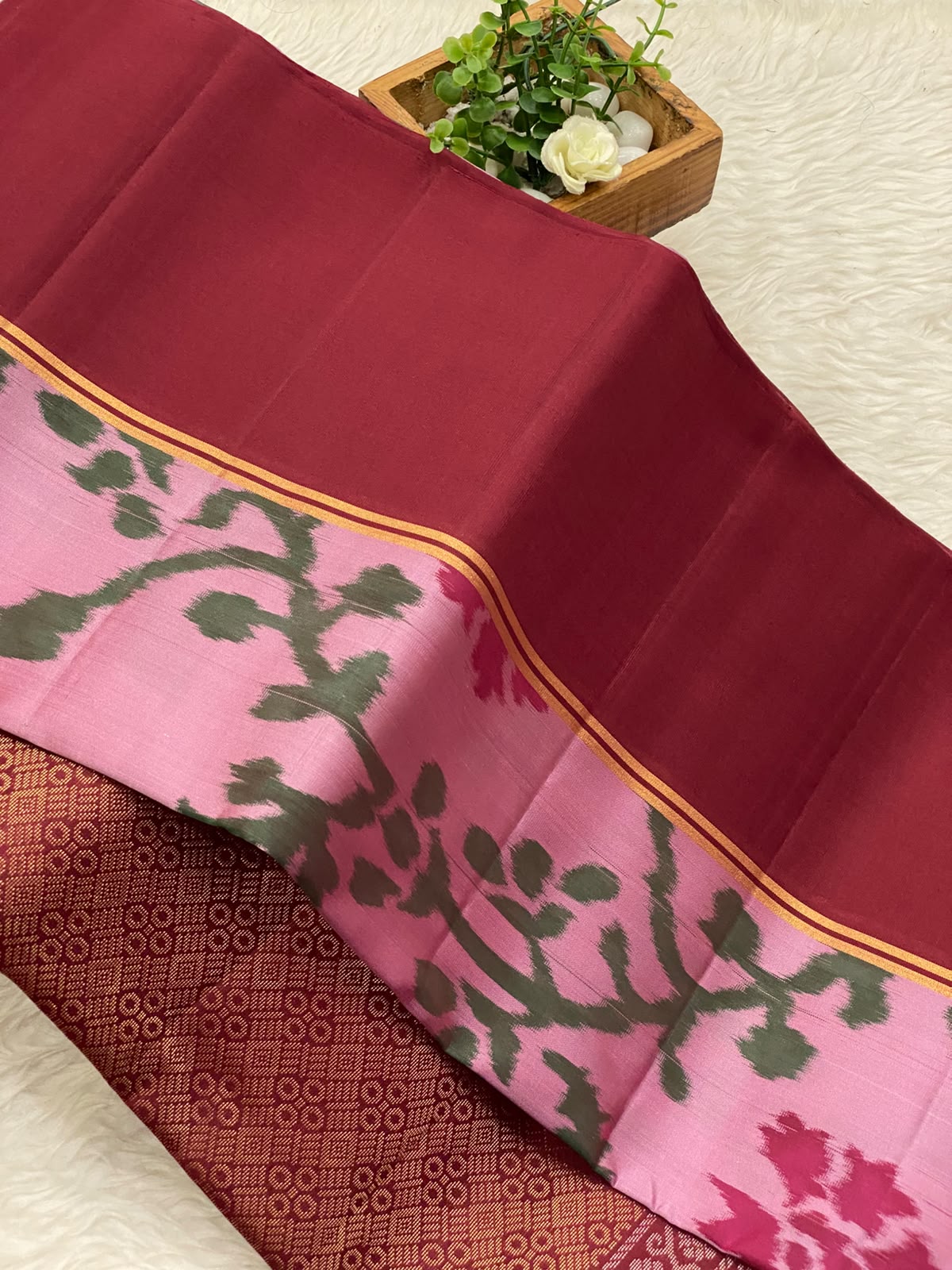 Pure Mix Pochampally Saree