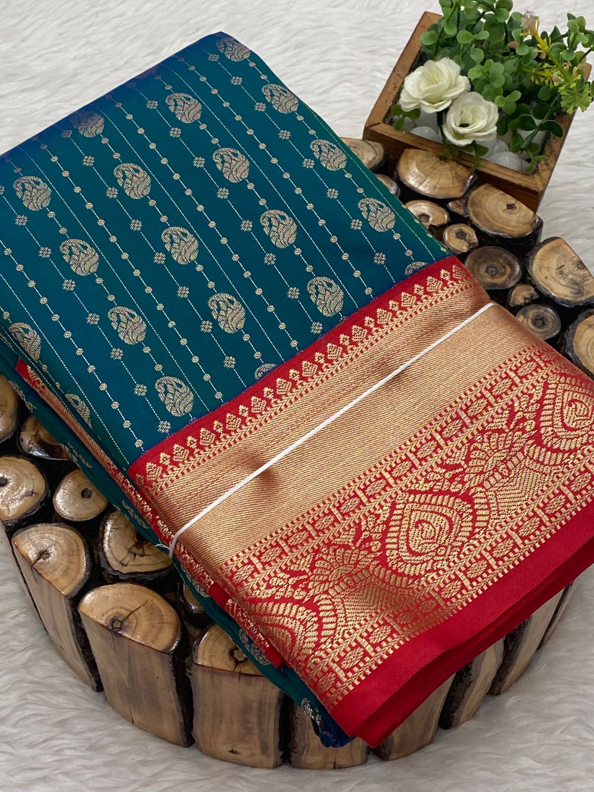 Premium Kanchi Korvai Border Saree