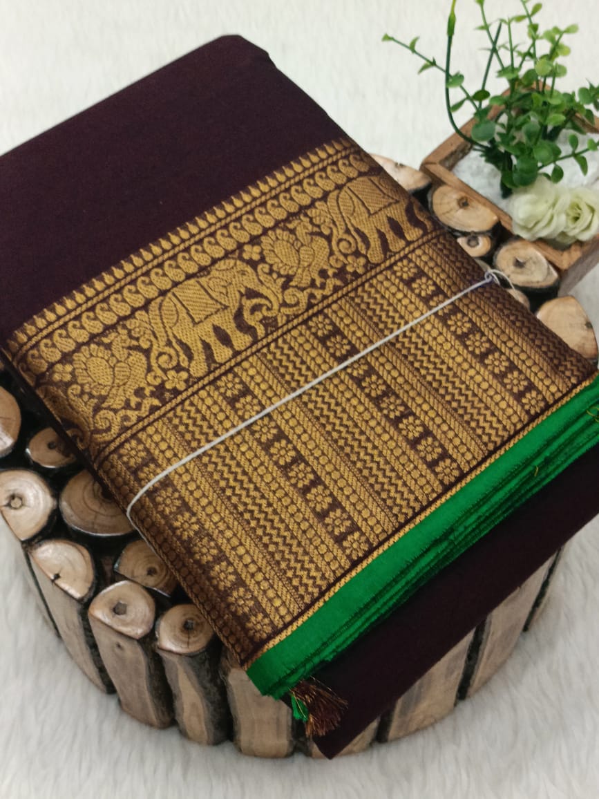 Chettinadu Cotton Sarees W/B