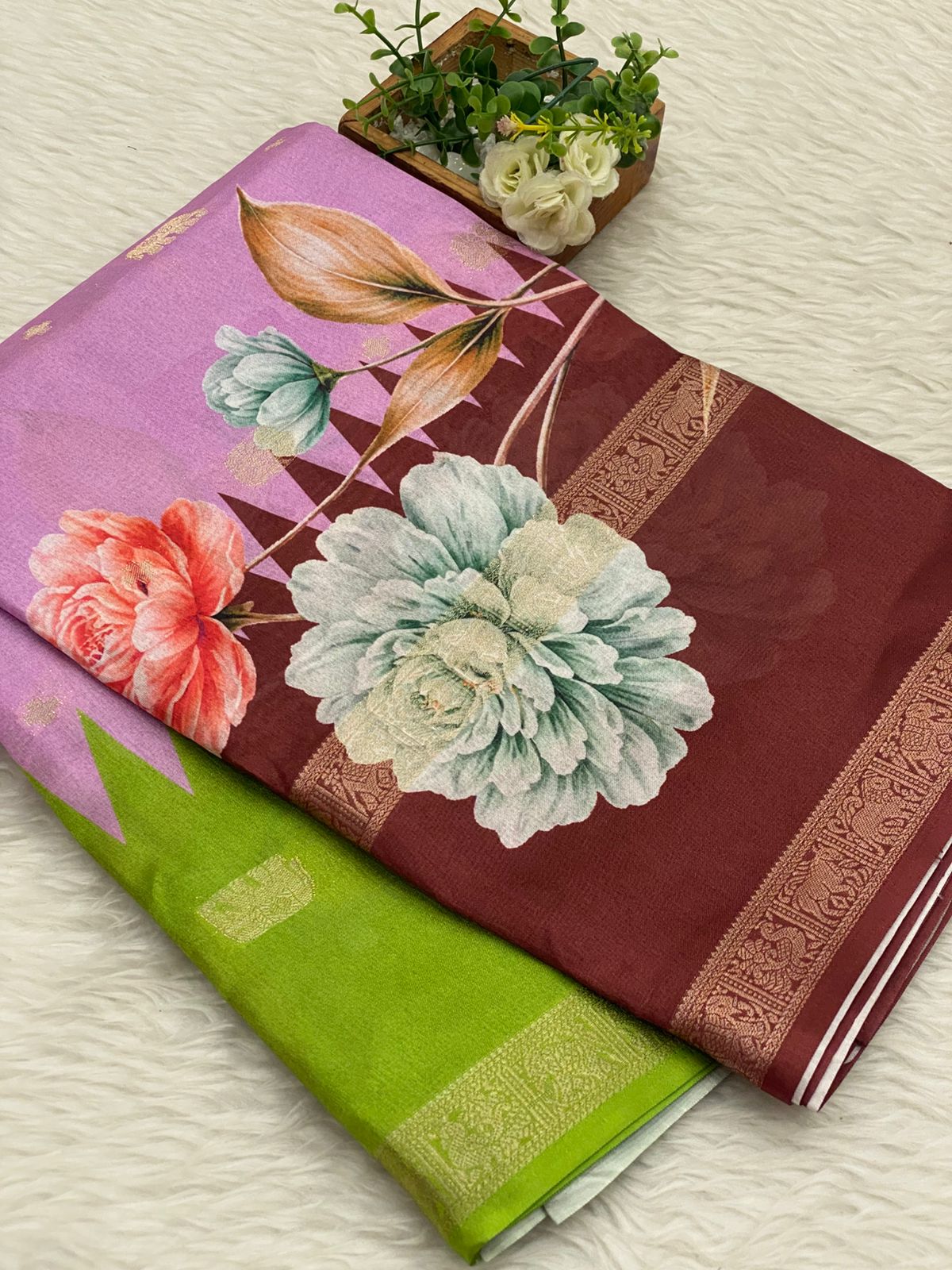 Semi Dola Silk Sarees