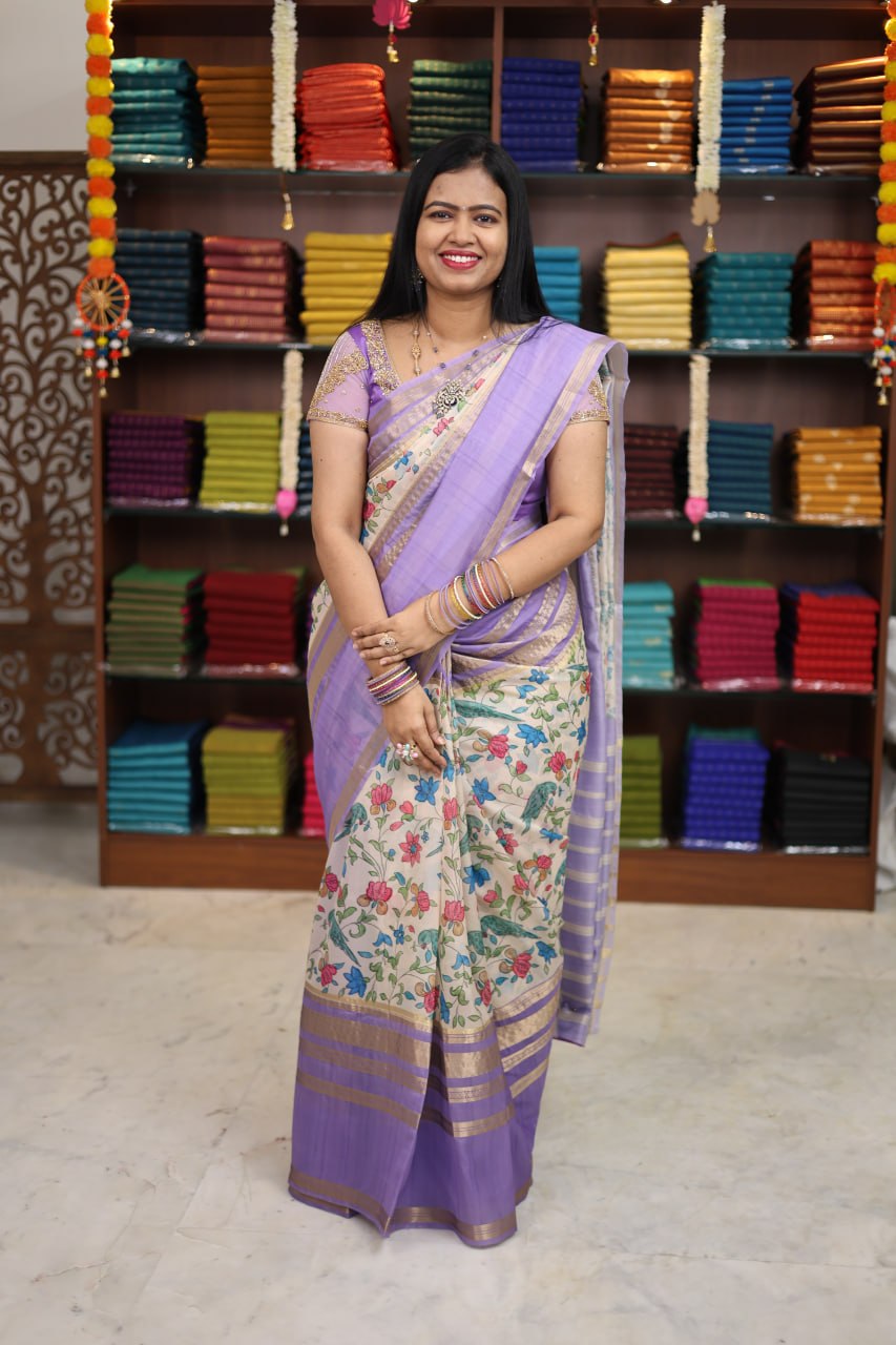 Organza Tissue Silk Saree