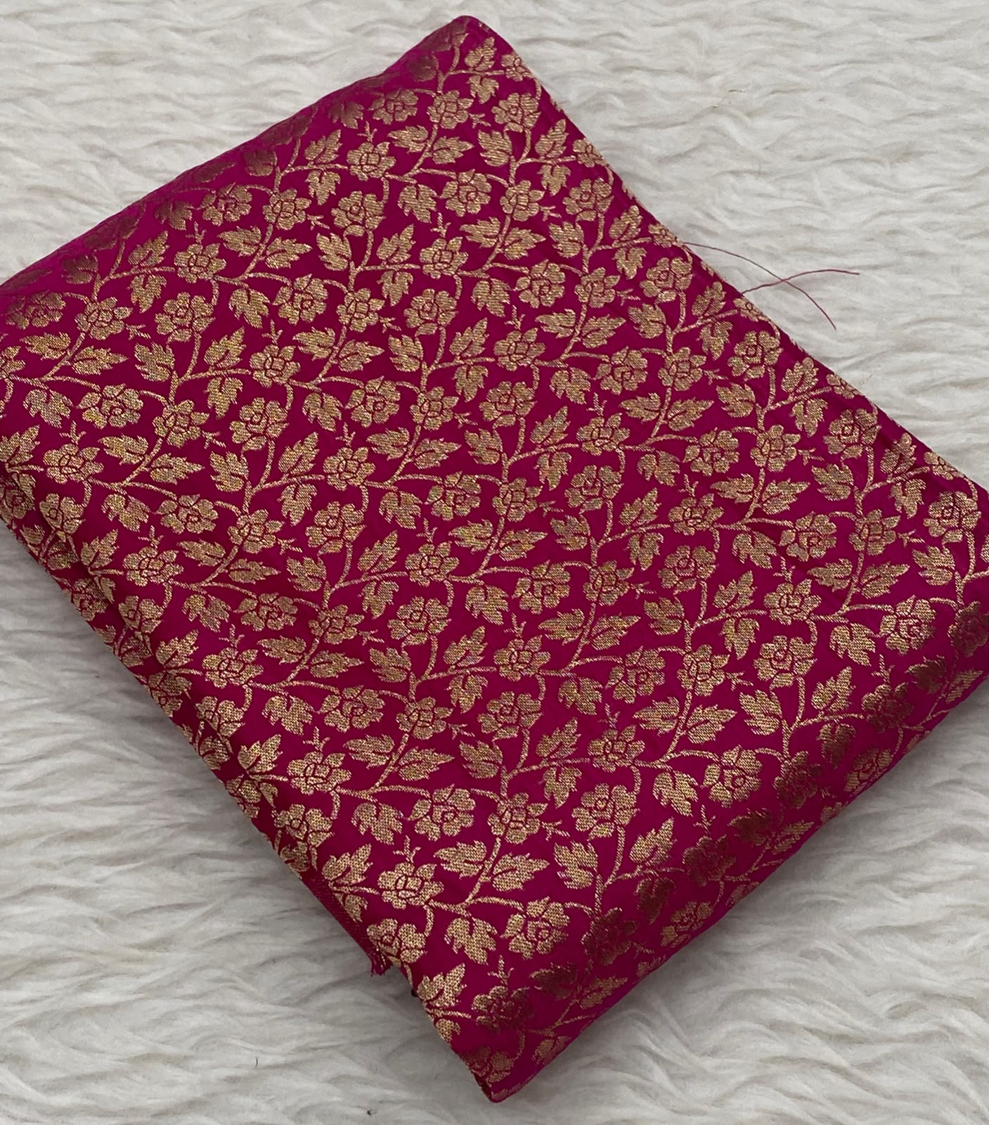 Satin Banarasi Brocade 1 mtr cut Blouse