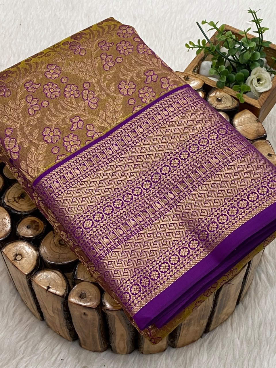 Pure Mix Brocade Bridal Saree